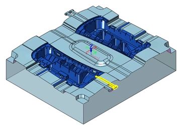 实例教程31：中望3D设计汽车塑料零件模具2-汽车侧型芯镶件
