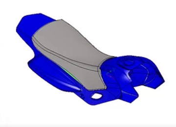 实例教程2：用中望3D设计摩托车坐垫