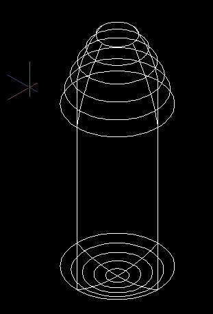 CAD将旋转面域与三维结合设计图形的技巧