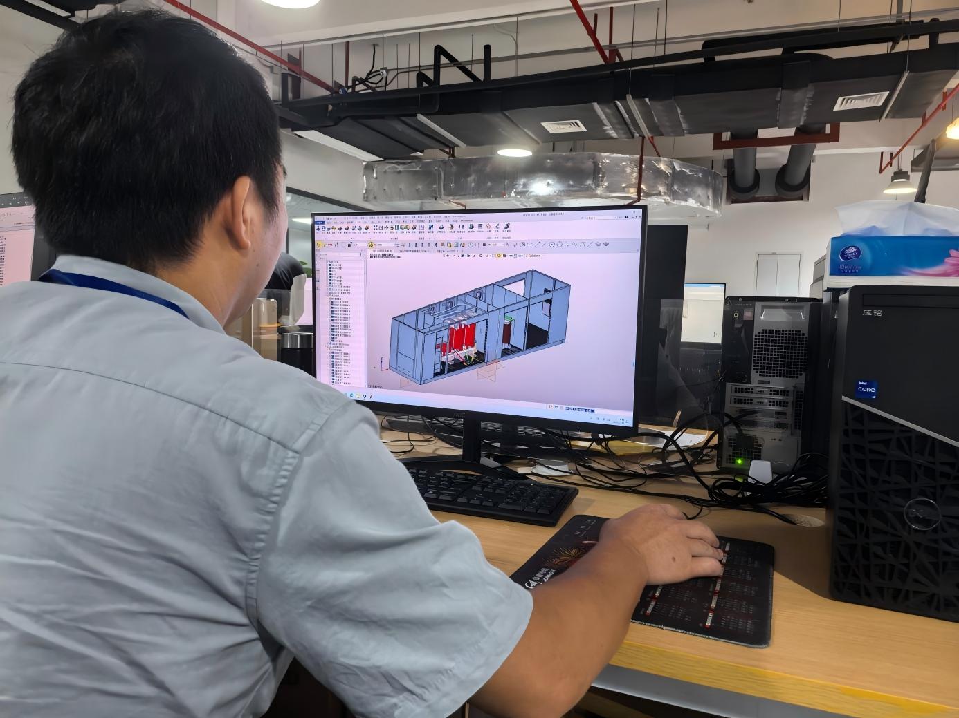 智光工程师应用中望3D绘制模型
